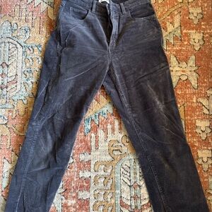 LOFT Corduroy High Rise Straight Leg Ankle Pant